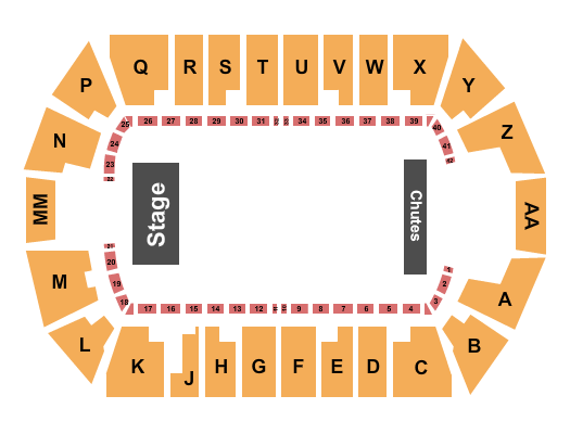New Mexico State Fairgrounds Becky G Seating Chart